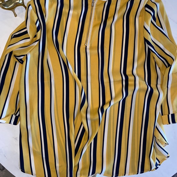Forever 21 striped blouse - Picture 2 of 2